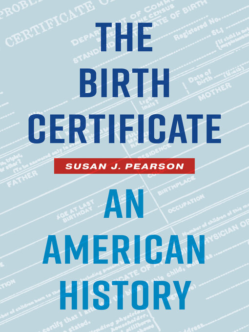 Title details for The Birth Certificate by Susan J. Pearson - Available